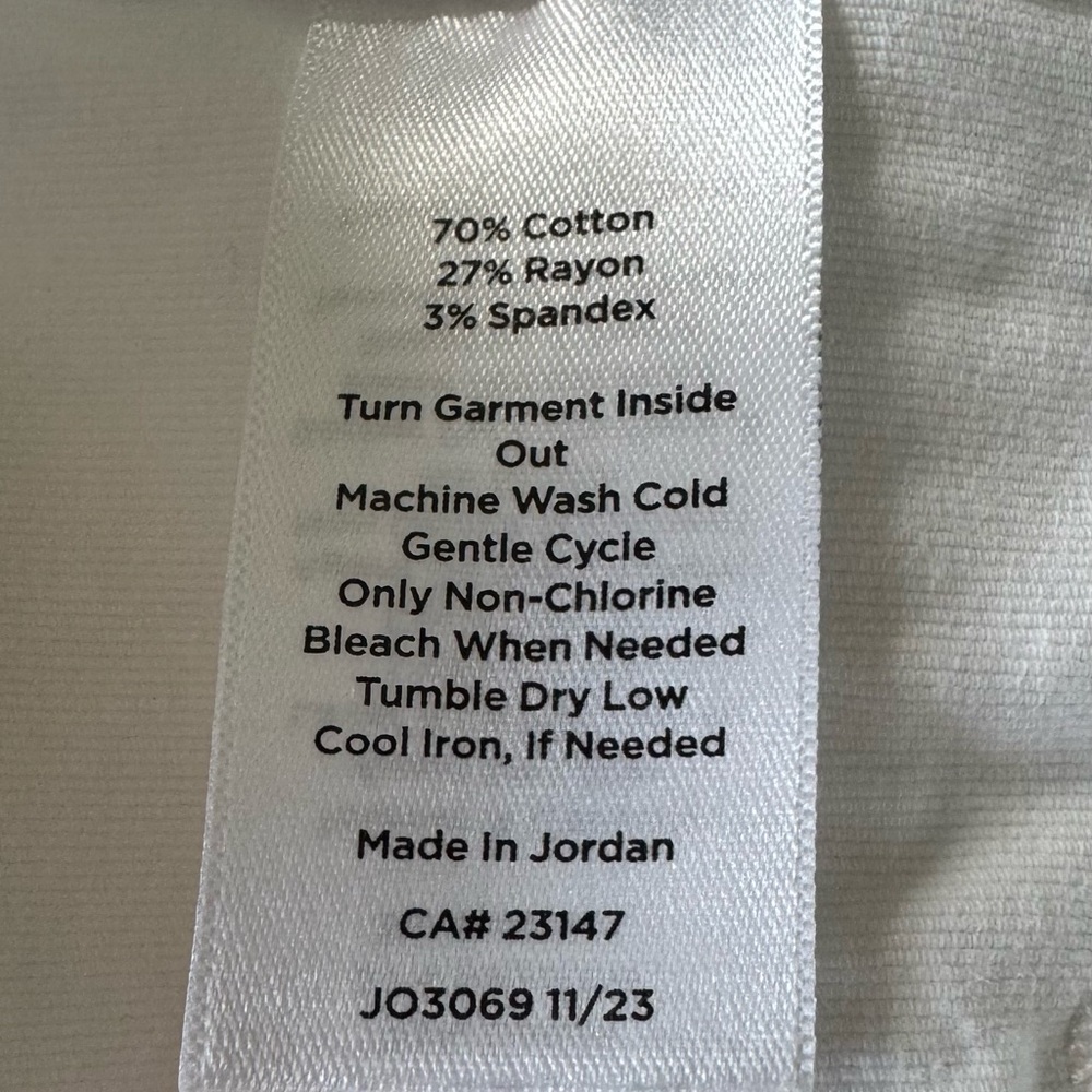 Talbots Sailor Shorts Women's White Size 8P - Picture 6 of 10